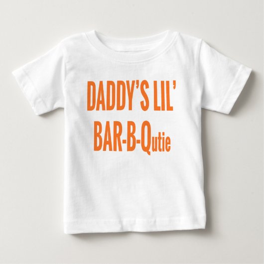 お父さんのLilのバーB Qutie ベビーTシャツ (正面)