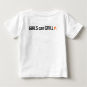 お父さんのLilのバーB Qutie ベビーTシャツ (裏面)