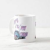 お父さんのL'ilのピット・クルー コーヒーマグカップ (正面左)