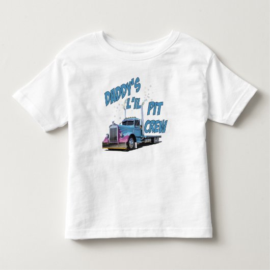 お父さんのL'ilのピット・クルー トドラーTシャツ (正面)