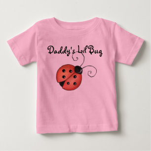 お父さんのLilの虫6 Mos。 Playtimeの版 ベビーTシャツ