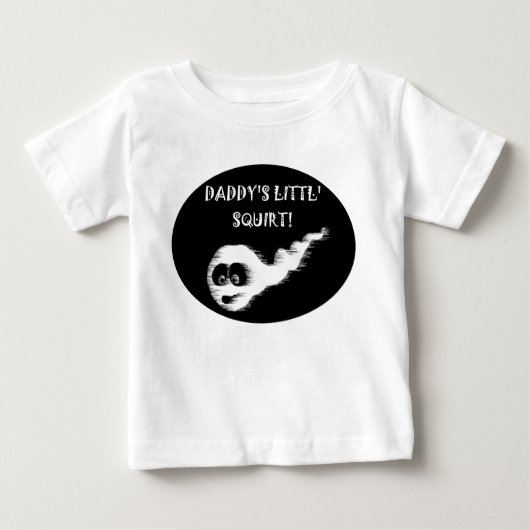 お父さんのLITTLは吹き出ます! ベビーTシャツ (正面)