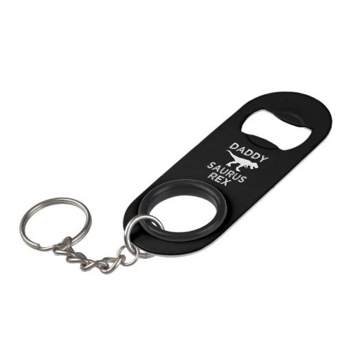 お父さんのSaurusのレックスのおもしろいな栓抜きのkeychain キーホルダー栓抜き (正面アングル)