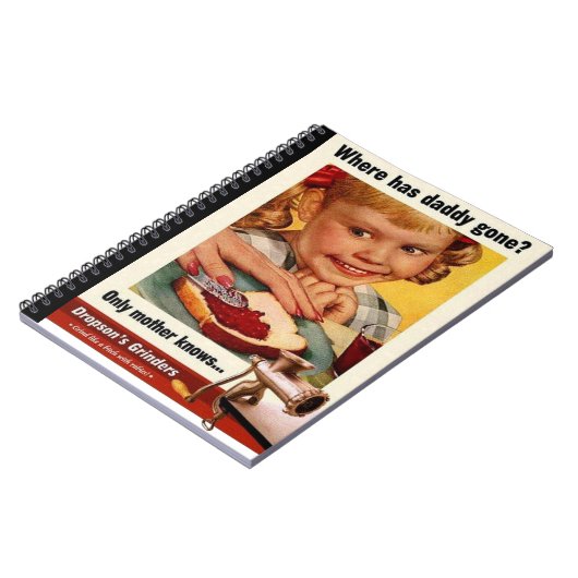 お父さんはどこに行きましたか。 ノートブック (左側)