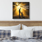 🖼️お父さんはウォールアートに憧れる人 キャンバスプリント (インサイチュ (寝室))