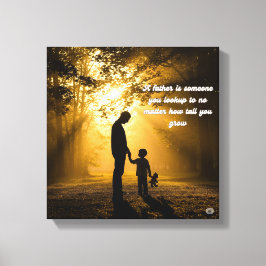 🖼️お父さんはウォールアートに憧れる人 キャンバスプリント