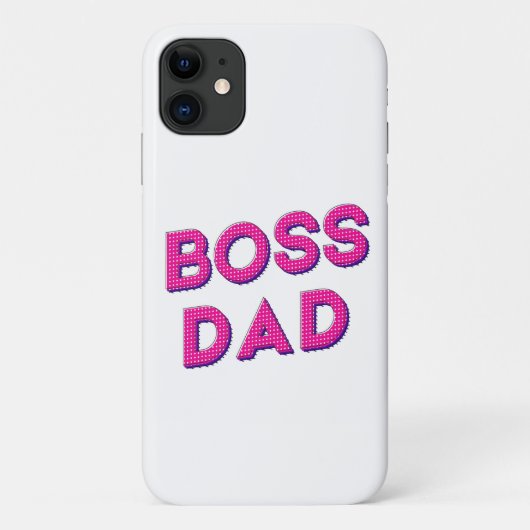 お父さんはボス! でも大好きだよ Case-Mate iPhoneケース (裏面)