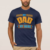 お父さんは僕のヒーローTシャツ - 最高のお父さんシャツ Tシャツ (正面)