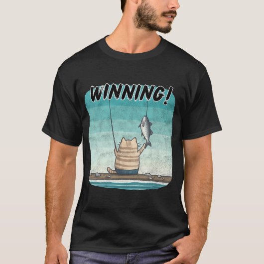 お父さんは子供とゲームをする Tシャツ (正面)