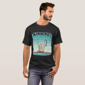 お父さんは子供とゲームをする Tシャツ (正面フル)