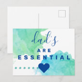 お父さんは必要不可欠です ポストカード (正面/裏面)