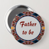 お父さんは抽象芸術サークルパターン 缶バッジ (正面&裏面)