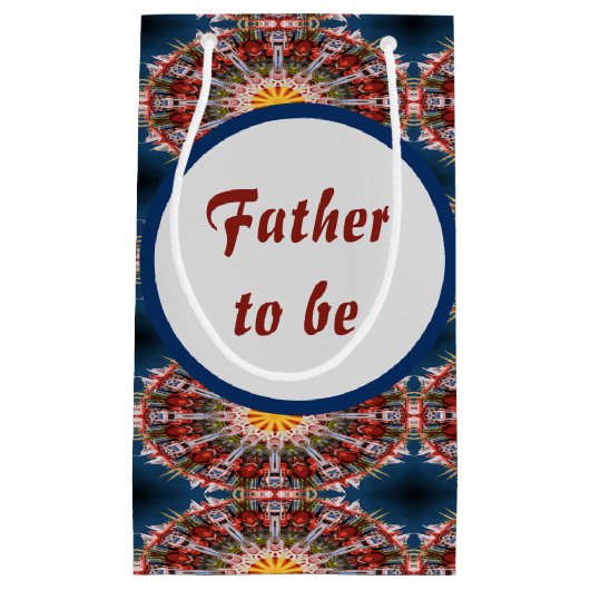 お父さんは抽象芸術界の型 スモールペーパーバッグ (正面)