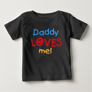 お父さんは私を愛します ベビーTシャツ