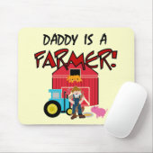 お父さんは農家のTシャツおよびギフトです マウスパッド (マウス)