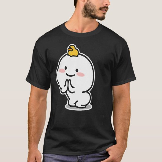 お父さんは釣りよりも私を愛してる Tシャツ (正面)