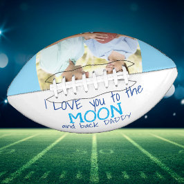 お父さんへのカスタマイズ式フットボール Cool Moon and Back アメリカンフットボール
