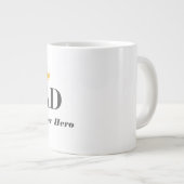 お父さんへのカスタムギフト ジャンボコーヒーマグカップ (正面右)