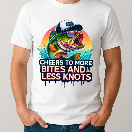 お父さんへのギフトに最適なヴィンテージ釣りグラフィック Tシャツ