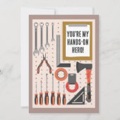 お父さんへの感謝を込めて 父の日 ツールギフト シーズンカード (正面)