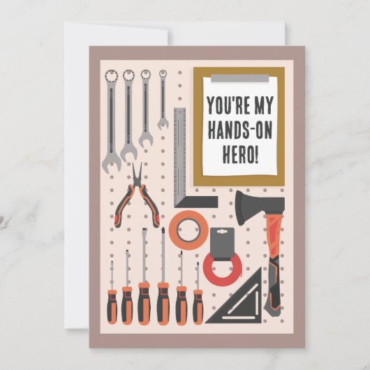 お父さんへの感謝を込めて - 父の日 ツールギフト シーズンカード (正面)