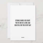 お父さんへの感謝を込めて 父の日 ツールギフト シーズンカード (裏面)