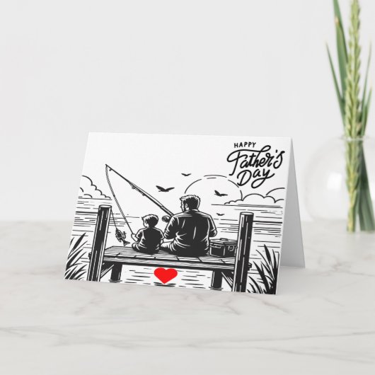 お父さんへの最高のプレゼント 父の日 シーズンカード (正面)