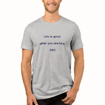 お父さんへの特別なギフトにぴったりなTシャツ