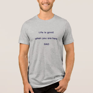 お父さんへの特別なギフトにぴったりなTシャツ トライブレンドTシャツ