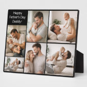 お父さんへの特別なプレゼント！パーソナライズされた写真 フォトプラーク (側面)