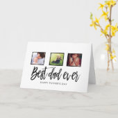 お父さんへの特別な父の日ギフト カード (黄色い花)