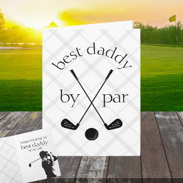 お父さんへの特別な贈り物 パーソナライズド プライド ゴルフ フォールディング ギフト カード