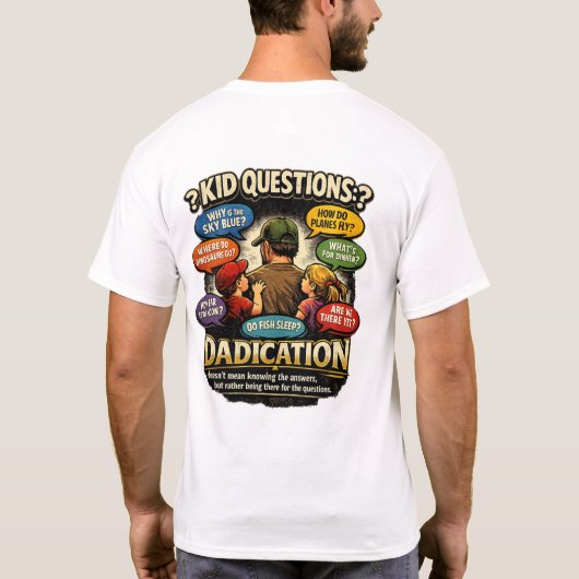 お父さんへの献身 Tシャツ (裏面)
