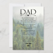 お父さんへの詩 父の日 オーダーメイド シーズンカード (正面)