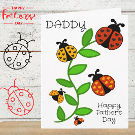 お父さんへ子供たちより父の日のおめでとうメッセージ カード