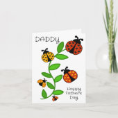 お父さんへ子供たちより ハッピーファザーズデー カード (正面)