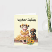 お父さんへ愛を込めて（娘より） カード (正面)