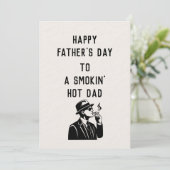 お父さんへ　かっこいいお父さんへ　面白いＢＢＱジョークおめでとう カード (スタンド正面)