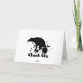 お父さんへ　ゴルフの素敵な日に　ワンコのうんち サンキューカード (裏面)