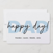 お父さんへ　ハッピーデーカード、父の日ギフト特製 シーズンカード (正面)