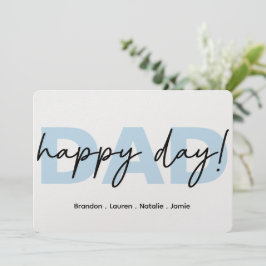 お父さんへ　ハッピーデーカード、父の日ギフト特製 シーズンカード