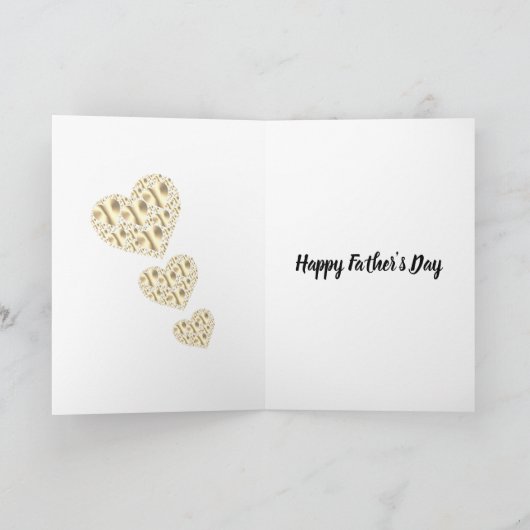 お父さんへ　バンプよりハッピーファザーズデー カード (内部)