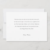 お父さんへ、ミニマルな最高の写真　ベストダデューバー カード (裏面)