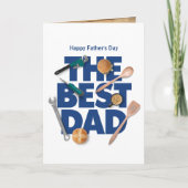 お父さんへ　最高のパパへ　父の日おめでとう カード (正面)