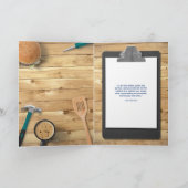 お父さんへ　最高のパパ カード (内部)