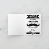 お父さんへ　父の日のカード サンキューカード (内部)