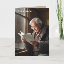 お父さんへ　離れた場所から父の日のカード シーズンカード