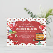 お父さんまたは娘のバレンタインのお茶会 招待状 (スタンド正面)