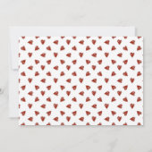 お父さんまたは娘のバレンタインのお茶会 招待状 (裏面)