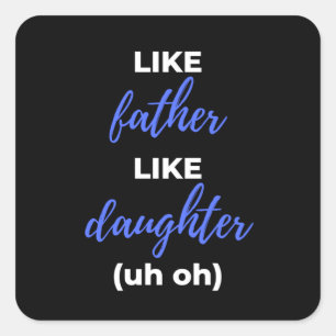 お父さんみたいな娘さん スクエアシール